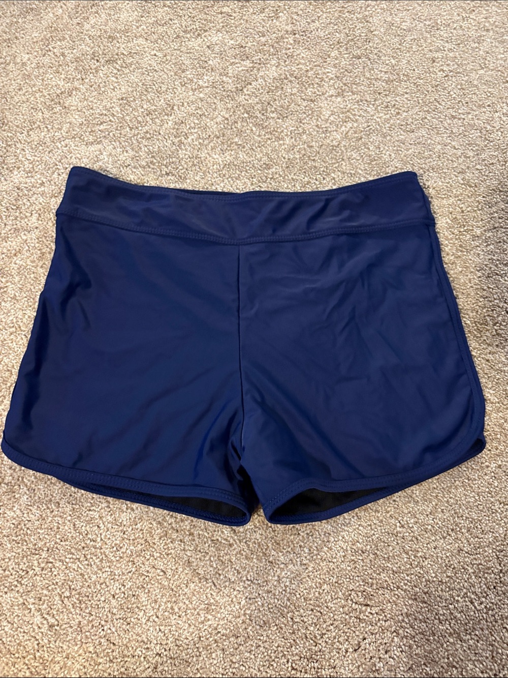 Land’s End- Women's Navy Athletic Swim Shorts